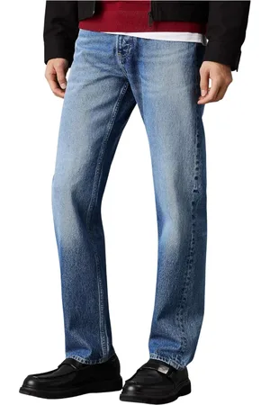 Calvin Klein Heren, Jeans, Blauw, Maat: W36 Denim