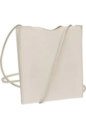 Hermès Dames, Pre-owned, Wit, Maat: ONE Size Leer