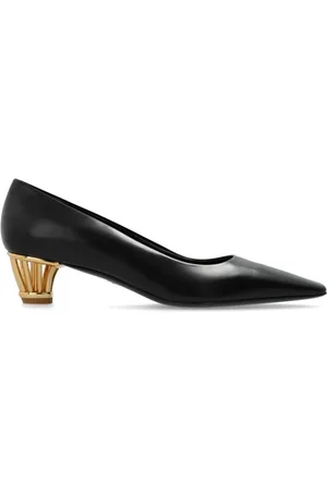 Salvatore Ferragamo Dames, Schoenen, Zwart, Maat: 34 1/2 EU Leer
