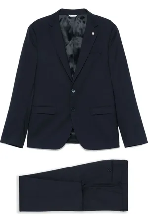 Manuel Ritz Heren, Pakken, Blauw, Maat: L