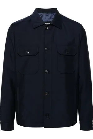 corneliani Heren, Jassen, Blauw, Maat: XL Wol