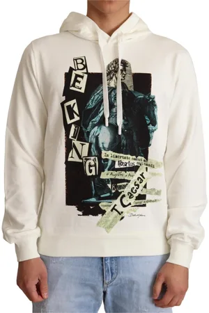 Dolce & Gabbana Heren, Sweatshirts & Hoodies, Veelkleurig, Maat: L Katoen