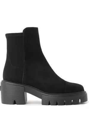 Stuart Weitzman Dames, Schoenen, Zwart, Maat: 38 1/2 EU Suède