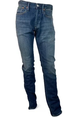 Denham Heren, Jeans, Blauw, Maat: W34 L32 Katoen