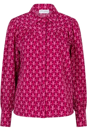 lofty manner Dames, Blouses & Shirts, Rood, Maat: S Poliester