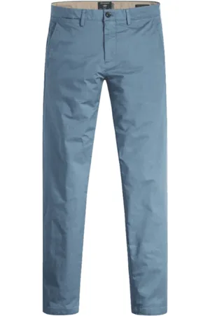Dockers Heren, Broeken, Blauw, Maat: W32 Katoen