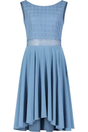 Vera Mont Dames, Jurken, Blauw, Maat: XL