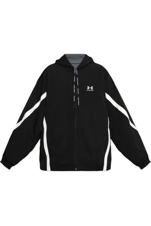 Balenciaga Heren, Jassen, Zwart, Maat: L Poliester