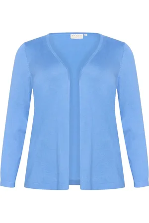 Kaffe Dames, Truien, Blauw, Maat: L