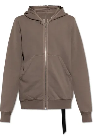 Rick Owens Heren, Sweatshirts & Hoodies, Bruin, Maat: M Katoen