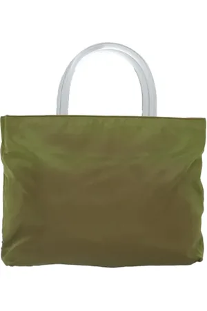 Prada Dames, Pre-owned, Groen, Maat: ONE Size Synthetisch