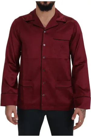 Dolce & Gabbana Heren, Overhemden, Rood, Maat: M Zijde