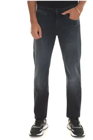 HUGO BOSS Heren, Jeans, Blauw, Maat: W40 Denim