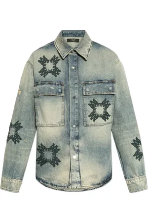 AMIRI Heren, Overhemden, Blauw, Maat: L Denim