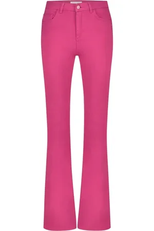 Fabienne Chapot Dames, Jeans, Roze, Maat: W31 Katoen