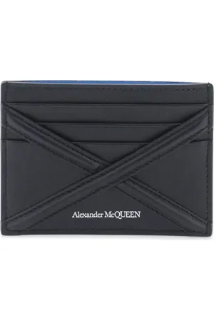 Alexander McQueen Heren, Accessoires, Zwart, Maat: ONE Size Leer