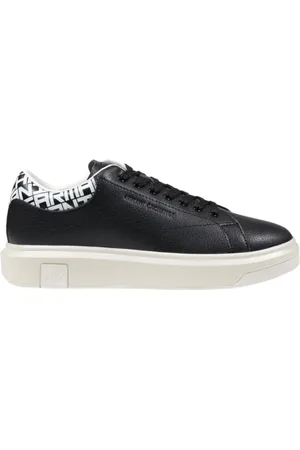 Armani Exchange Heren, Schoenen, Zwart, Maat: 41 EU Leer
