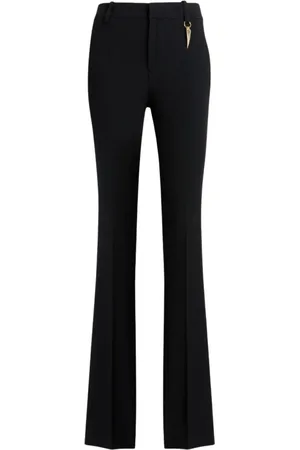 Roberto Cavalli Dames, Broeken, Zwart, Maat: XS Viscose