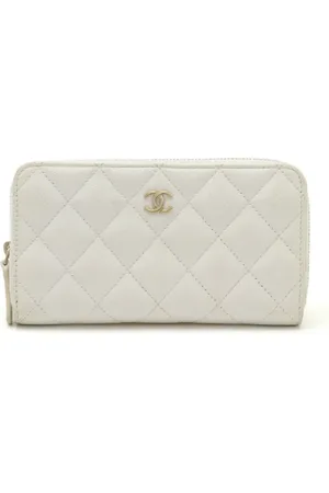 CHANEL Dames, Pre-owned, Wit, Maat: ONE Size Leer