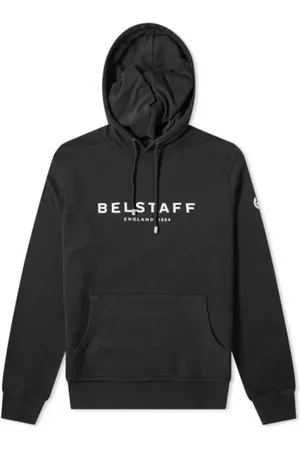 Belstaff Heren, Sweatshirts & Hoodies, Zwart, Maat: S Katoen