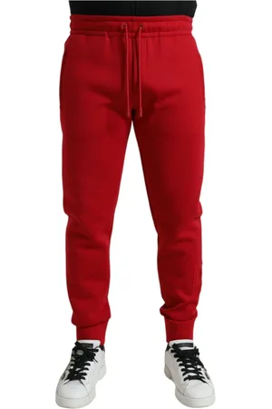 Dolce & Gabbana Heren, Broeken, Rood, Maat: XL Katoen