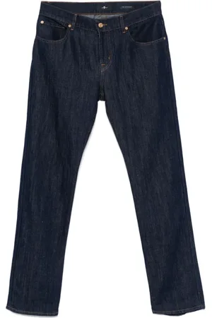 7 for all Mankind Heren, Jeans, Blauw, Maat: W36