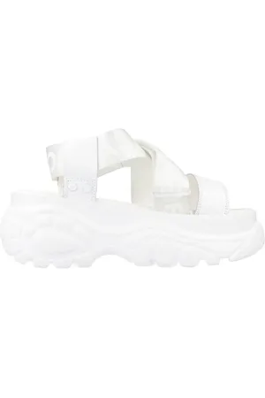 Buffalo Dames, Schoenen, Wit, Maat: 39 EU Leer
