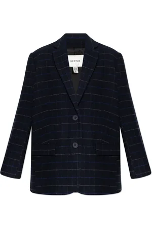 Gestuz Dames, Jassen, Blauw, Maat: S Wol