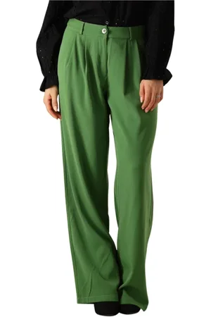 Ydence Dames, Broeken, Groen, Maat: L
