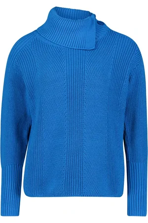 Betty Barclay Dames, Truien, Blauw, Maat: S
