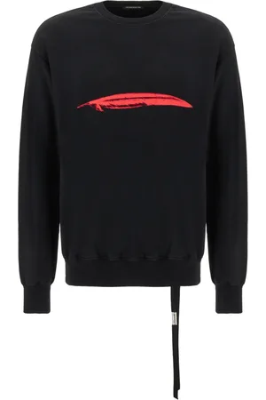 ANN DEMEULEMEESTER Heren, Sweatshirts & Hoodies, Zwart, Maat: S