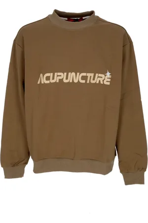 Acupuncture Heren, Sweatshirts & Hoodies, Groen, Maat: L Katoen