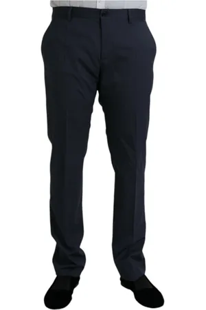 Dolce & Gabbana Heren, Broeken, Blauw, Maat: XL Wol