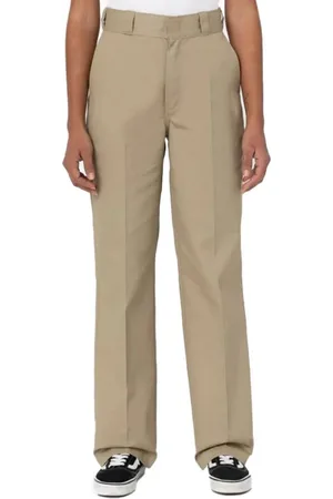 Dickies Dames, Broeken, Bruin, Maat: XL
