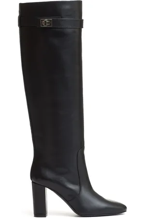 Via Roma Dames, Schoenen, Zwart, Maat: 39 EU Leer