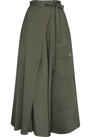 Twin-Set Dames, Rokken, Groen, Maat: XL Katoen
