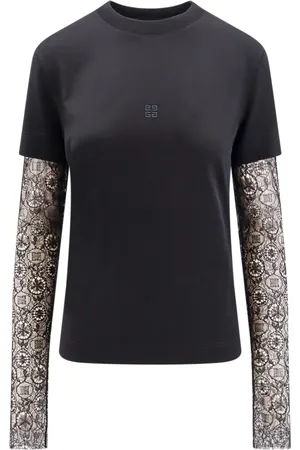 Givenchy Dames, Tops, Zwart, Maat: S Katoen