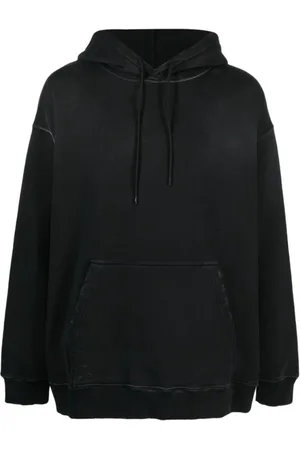 Msgm Heren, Sweatshirts & Hoodies, Zwart, Maat: M Katoen