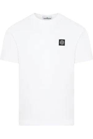 Stone Island Heren, Tops, Wit, Maat: XL Katoen