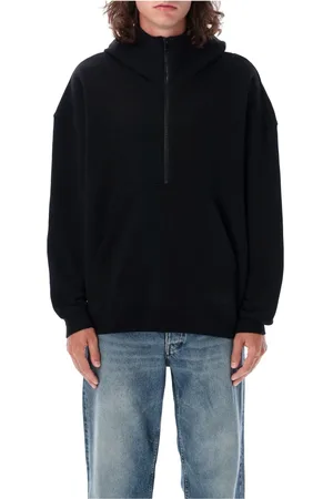Saint Laurent Heren, Sweatshirts & Hoodies, Zwart, Maat: L Katoen