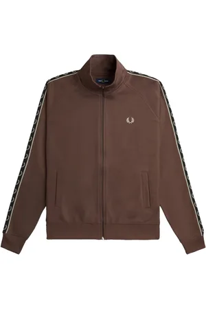 Fred Perry Heren, Sweatshirts & Hoodies, Bruin, Maat: M Katoen