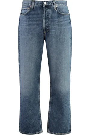 AGOLDE Heren, Jeans, Blauw, Maat: W33 Katoen