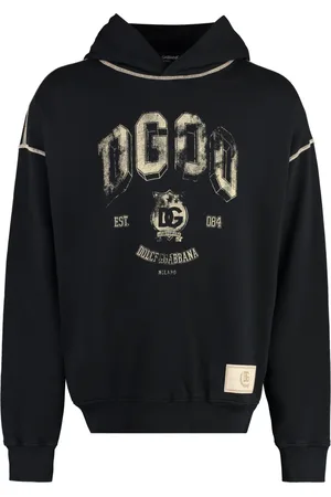 Dolce & Gabbana Heren, Sweatshirts & Hoodies, Zwart, Maat: M Katoen