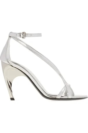 Alexander McQueen Dames, Schoenen, Grijs, Maat: 37 1/2 EU Leer