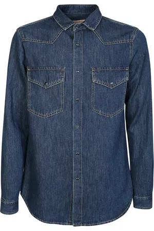 VALENTINO Heren, Jassen, Blauw, Maat: M Denim