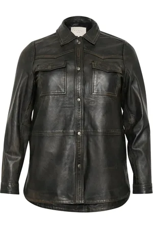 Kaffe Dames, Jassen, Zwart, Maat: 2XL