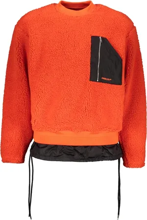 AMBUSH Heren, Sweatshirts & Hoodies, Oranje, Maat: S Fleece