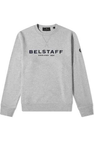 Belstaff Heren, Sweatshirts & Hoodies, Grijs, Maat: XL Katoen