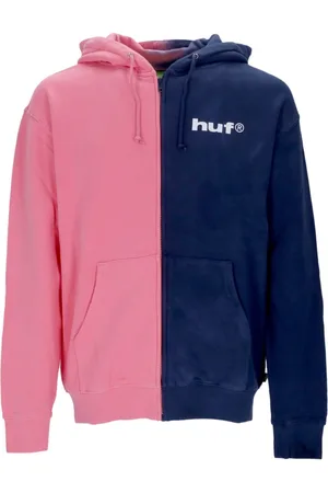 Huf Heren, Sweatshirts & Hoodies, Veelkleurig, Maat: XL Katoen
