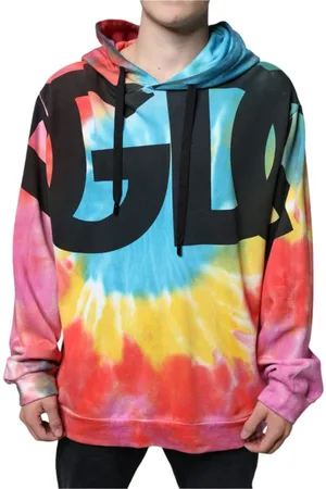 Dolce & Gabbana Heren, Sweatshirts & Hoodies, Veelkleurig, Maat: L Katoen